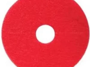 43 cm Kırmızı Orta Sert Zemin Temizlik Pedi 17 İnç – 5'li Paket